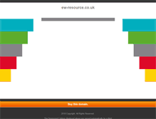 Tablet Screenshot of ew-resource.co.uk